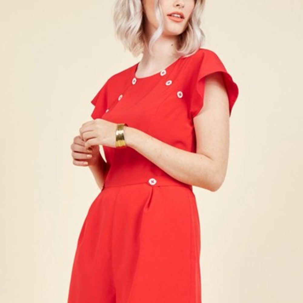 Nostalgic Discovery Romper by ModCloth